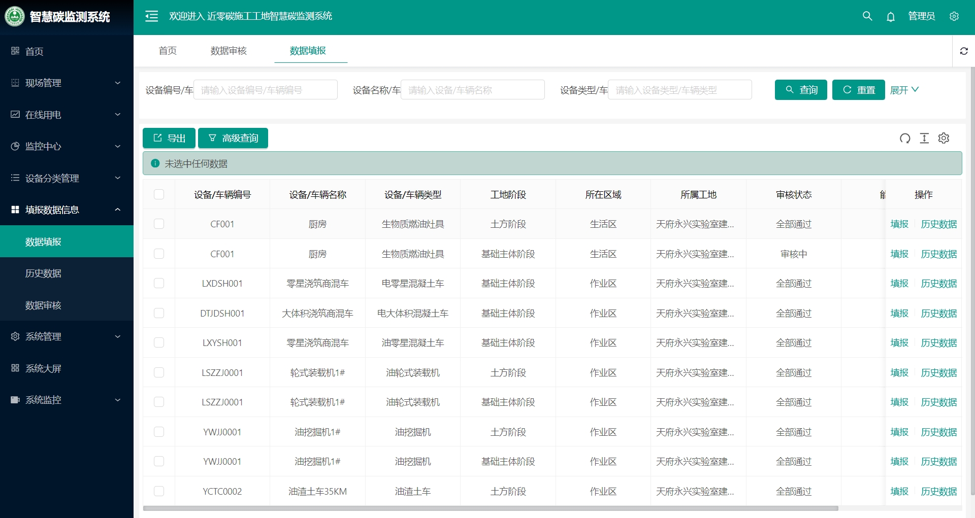 关于组织碳排放核算系统
